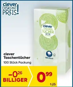 Billa Clever taschentücher Angebot