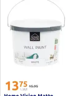 Action Home Vision Matte Wandfarbe Weiß Angebot