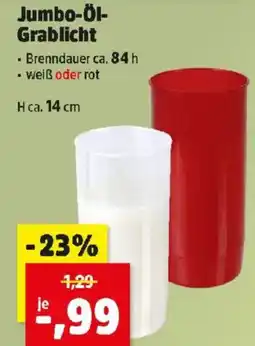 Thomas Philipps Jumbo-Öl- Grablicht Angebot