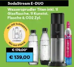 0815 Sodastream e-duo wassersprudler titan Angebot