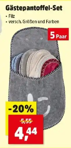 Thomas Philipps Gästepantoffel-Set Angebot