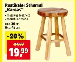 Thomas Philipps Rustikaler Schemel Kansas Angebot