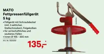 Lagerhaus Mato fettpressenfüllgerät Angebot