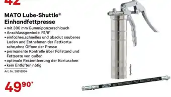 Lagerhaus Mato lube-shuttle einhandfettpresse Angebot