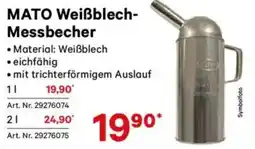 Lagerhaus Mato weißblech- messbecher Angebot