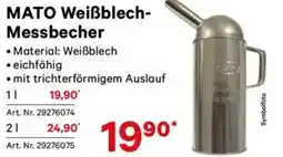 Lagerhaus Mato weißblech- messbecher Angebot