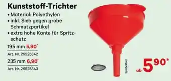 Lagerhaus Kunststoff-trichter Angebot