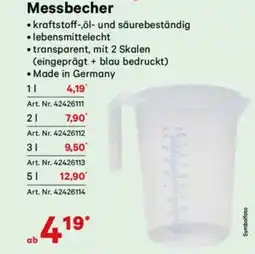 Lagerhaus Messbecher Angebot