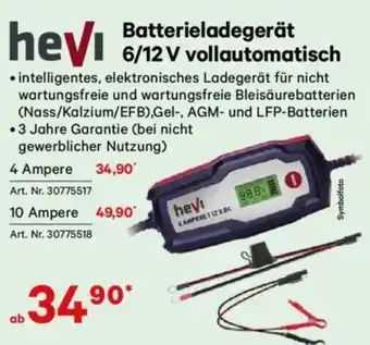 Lagerhaus Batterieladegerät 6/12 v vollautomatisch Angebot