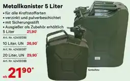 Lagerhaus Metallkanister Angebot