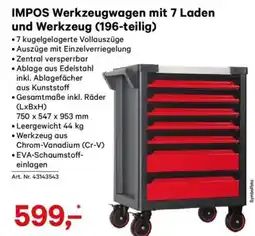 Lagerhaus Impos werkzeugwagen mit 7 laden und werkzeug Angebot