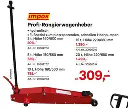 Lagerhaus Profi-rangierwagenheber Angebot