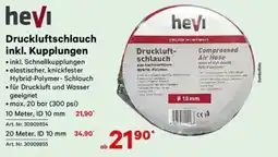 Lagerhaus Druckluftschlauch inkl kupplungen Angebot