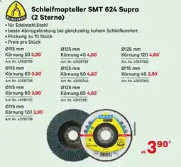 Lagerhaus Schleifmopteller smt 624 supra Angebot