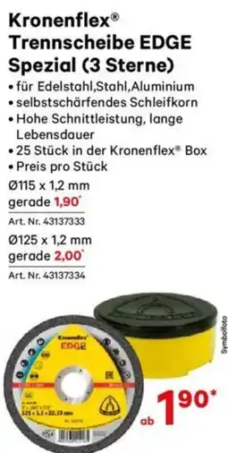 Lagerhaus Kronenflex trennscheibe edge spezial Angebot