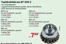 Lagerhaus Topfdrahtbürste bt 600 z Angebot