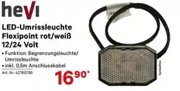 Lagerhaus Led-umrissleuchte flexipoint rot/weiß 12/24 volt Angebot