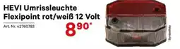 Lagerhaus Hevi umrissleuchte flexipoint rot/weiß 12 volt Angebot