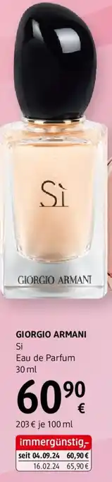 dm Giorgio armani Angebot
