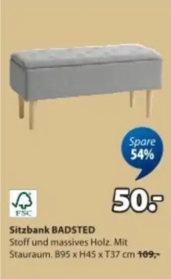 JYSK Sitzbank badsted Angebot