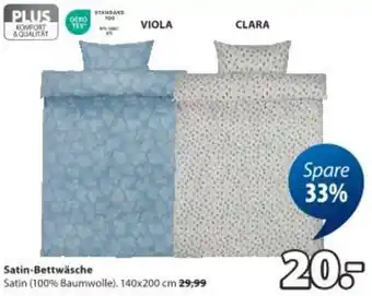 JYSK Satin-Bettwäsche Angebot