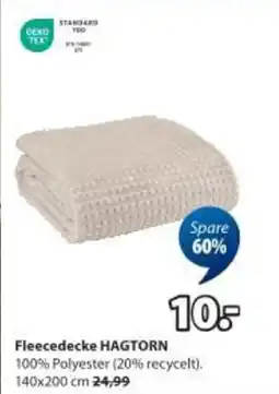 JYSK Fleecedecke HAGTORN Angebot