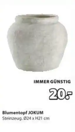 JYSK Blumentopf JOKUM Steinzeug Angebot
