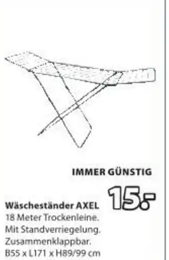 JYSK Wäscheständer axel Angebot