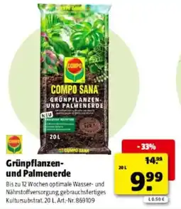 Hagebau Grünpflanzen- und Palmenerde Angebot