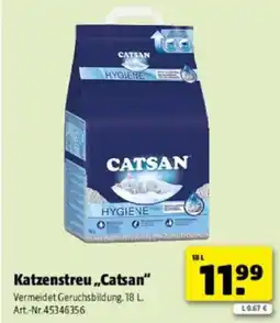 Hagebau Katzenstreu Catsan Angebot