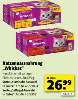 Hagebau Katzennassnahrung Whiskas Angebot