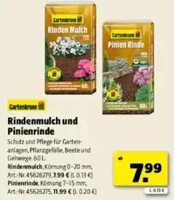 Hagebau Rindenmulch und Pinienrinde Angebot