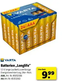 Hagebau Batterien Longlife Angebot