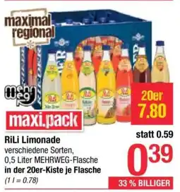 Maximarkt Rieder RiLi Limonade Angebot