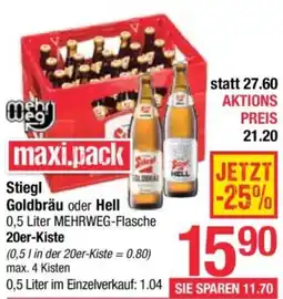 Maximarkt Stiegl Goldbräu Angebot