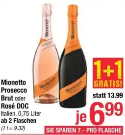 Maximarkt Mionetto Spumante Prosecco Angebot