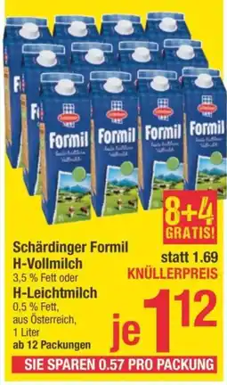 Maximarkt Schärdinger Formil H-Vollmilch 3,5% Fett oder H-Leichtmilch 0,5% Angebot
