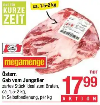 Maximarkt Österr. Gab vom Jungstier Angebot