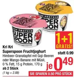 Maximarkt Kri kri superspoon fruchtjoghurt Angebot
