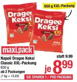 Maximarkt Napoli Dragee Keksi Classic XXL-Packung Angebot