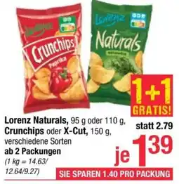Maximarkt Lorenz Naturals, Crunchips oder X-Cut Angebot