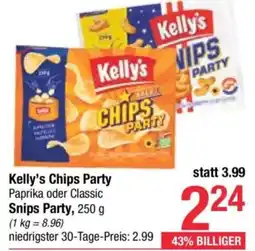 Maximarkt Kelly's chips party, Snips Party Angebot
