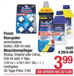 Maximarkt Finish klarspüler Angebot