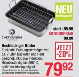 Maximarkt CHEF CUISINE Rechteckiger Bräter Angebot