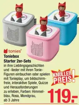 Maximarkt Tonies toniebox starter 2er-sets Angebot