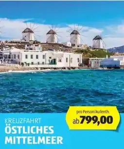 Hofer Reisen Kreuzfahrt östliches mittelmeer Angebot