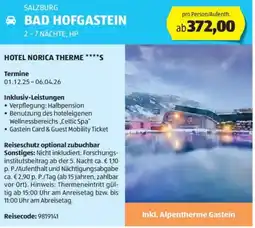 Hofer Reisen Hotel norica therme Angebot