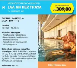 Hofer Reisen Therme laa hotel & silent spa Angebot