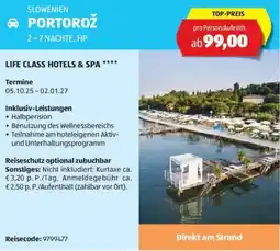 Hofer Reisen Slowenien portorož Angebot