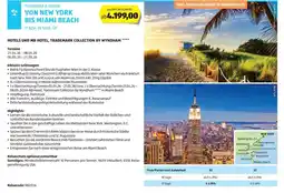 Hofer Reisen Rundreise & baden von new york bis miami beach Angebot